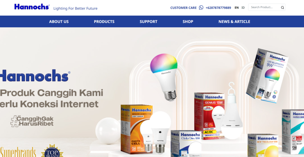 Indonesian hannochs brand official website