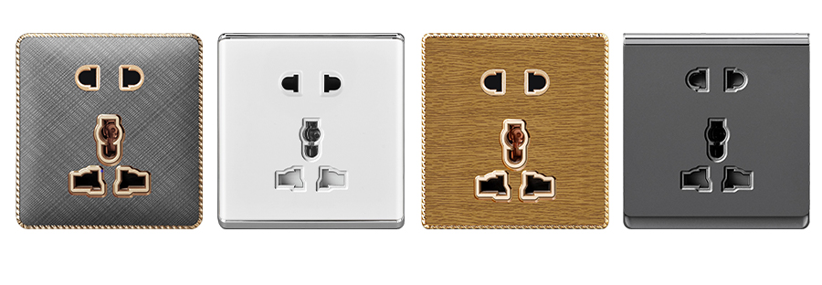 UYEE-LZZS MF switch socket with neon