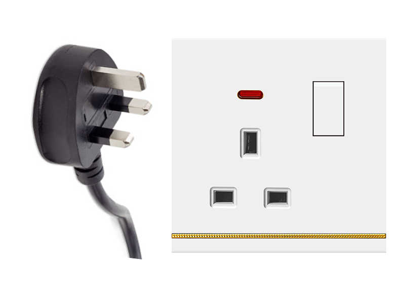 british standard switch socket plug