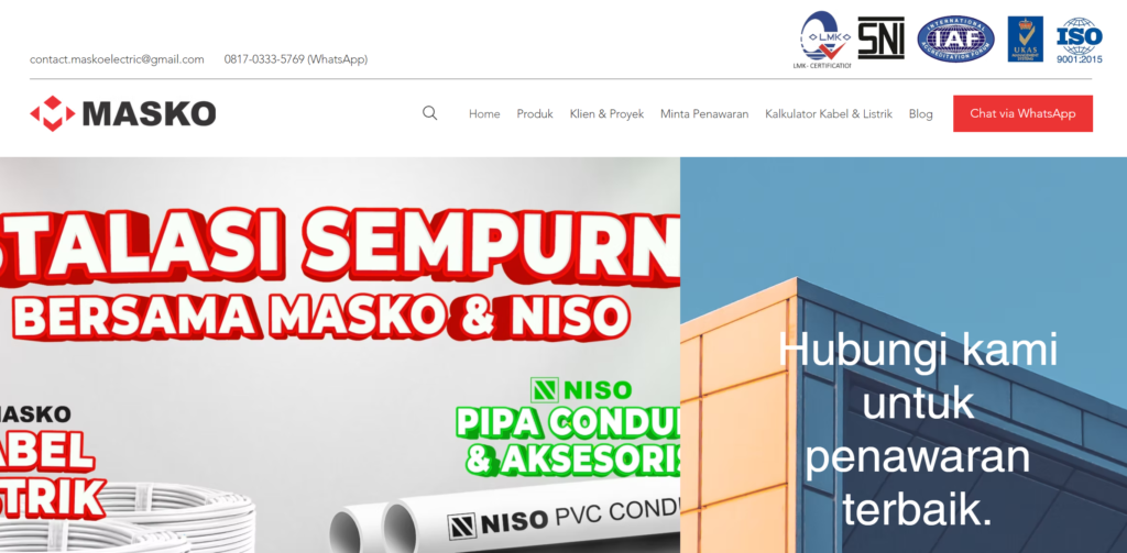 MASKO Indonesia Brand Official Website