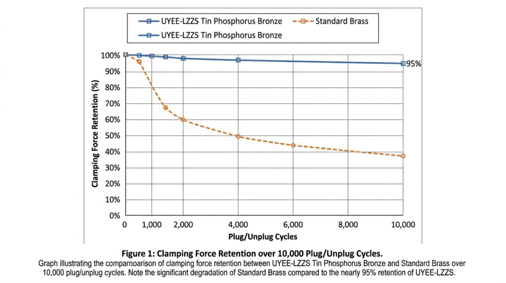 Copper parts have a long service life